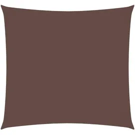 furnicato Sonnensegel Oxford-gewebe Quadratisch 3x3 M Braun