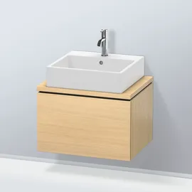 Duravit L-Cube 62x47,7cm, med. Ei, f Konsole, 1 Auszug