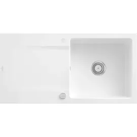 Villeroy & Boch Siluet 60 weiß alpin + Excenterbetätigung + Lochbohrungen