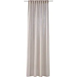 LeGer Home by Lena Gercke Gardine "Zayla", beige (creme), B:135cm H:245cm, Polyester, LEGER HOME BY LENA GERCKE, Gardinen, Gardine, Leinenoptik, Vielseitiges Multifunktionsband, Verschiedene Längen