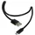 Vivanco Stecker Rundkabel USB A auf Micro-USB B 1,2 m (Schwarz)