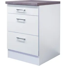 Flex-Well Unterschrank Lucca 60 x 60 x 85 cm Weiß