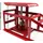 Wiltec Wagenheber Stahl 2000 kg rot höhenverstellbar
