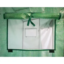 WINDHAGER Foliengewächshaus Metall Grün Transparent 200 cm 1,17 m2