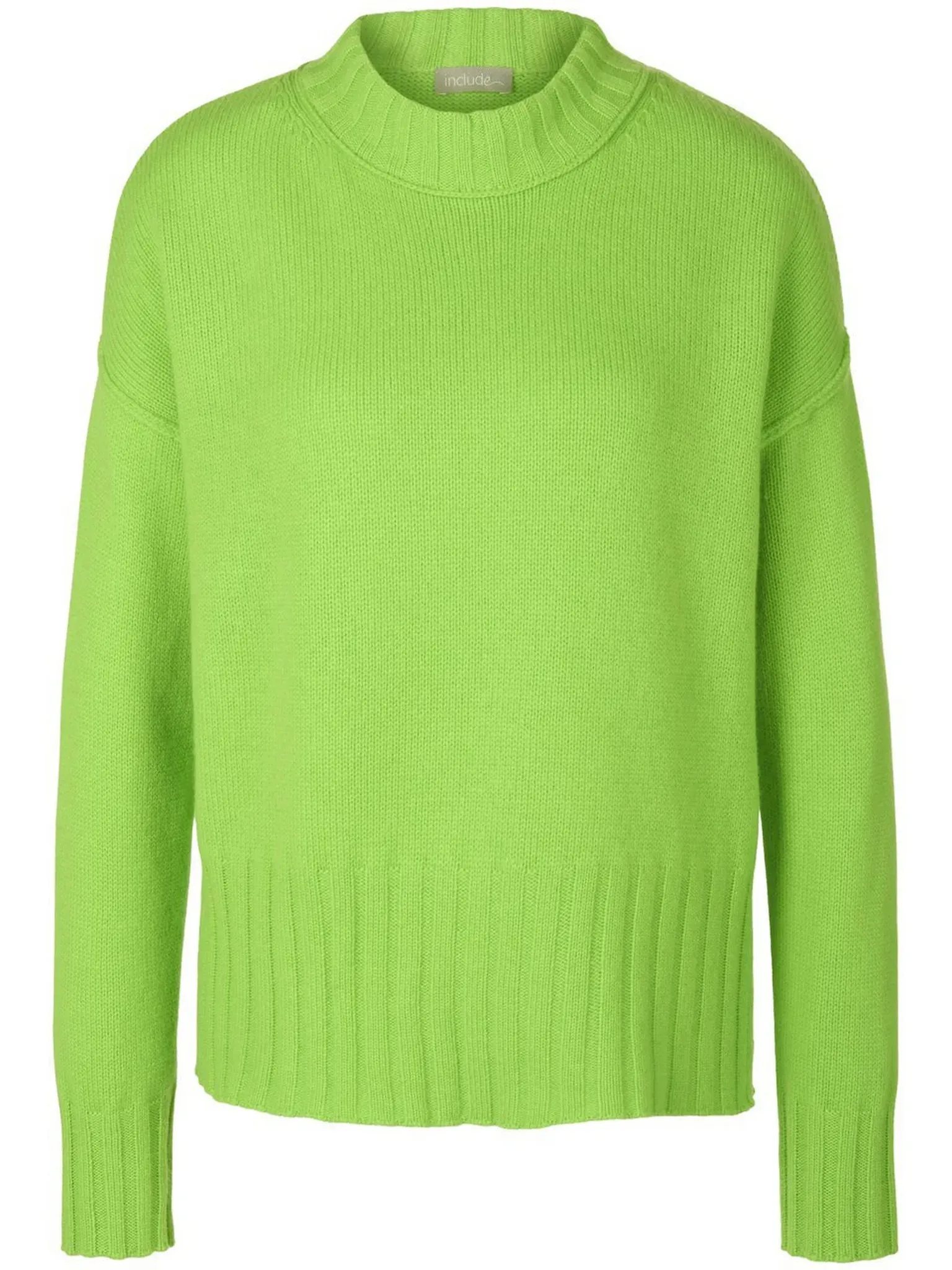 Le pull encolure ronde  include vert