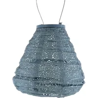 lumiz Lampion Solarlampe Tulip 20 Fiore Grey Blue graublau Ø 20 cm - Tyvek®