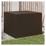 furnicato Gartentruhe 80 x 132 x 75 cm Braun