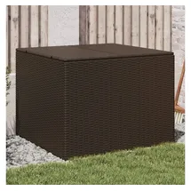 furnicato Gartentruhe 80 x 132 x 75 cm Braun
