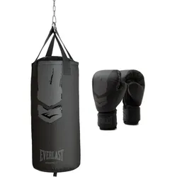 Boxsack und Boxhandschuhe – Prospect 2 Heavy Bag Kit – Schwarz/Grau One Size