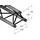 Alutruss DQ3-S200 3-Punkt-Traverse Schwarz