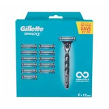 Gillette Mach3 Rasierer + Rasierklingen 12 St.