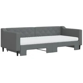vidaXL Tagesbett 90 x 200 cm Dunkelgrau