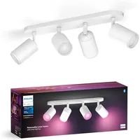 Philips Hue White and Colour Ambiance Centris Fugato 4-flg. weiß