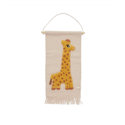 Wandteppich Giraffe, OYOY, Wandbehang, Wandaufhänger, Wanddekoration, Kinderzimmer, Babyzimmer