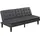 dorel home Schlafcouch Kunstleder 2-Sitzer Grau