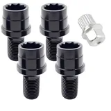 BlissfulAbode Radmuttern, M14 x 1,5 mm, Diebstahlsicherung, Radschrauben mit Schlüssel, sicheres Radbefestigungs-Set für A4/A6/VW Golf/Bora/Jetta/Magotan/Käfer/Passat