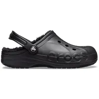 Crocs Unisex Baya Lined Clog, Black/Black, 36/37 EU