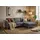 Home Affaire Eckcouch Cord 2-Sitzer Grau