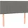 vidaXL Boxspringbett 100 x 200 cm Dunkelgrau