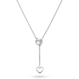 s.Oliver Y-Kette Open Heart Silber