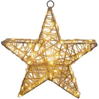 NÄVE Metallstern 25 x 25 cm beige