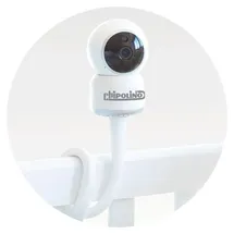 Chipolino Babyphone Atlas, Babyeinheit, flexibler Silikonständer weiß