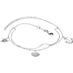 Julie Julsen Fußkette Edelstahl Fußketten   Damen 
