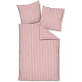 Traumschlaf Stripe Gestreift Rosa 200 x 220 cm + 2 x 80 x 80 cm