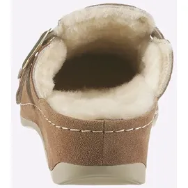Mubb Pantoffeln Cognac 38
