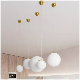 Sollux UGO 1-flg. 20 cm gold/Glas