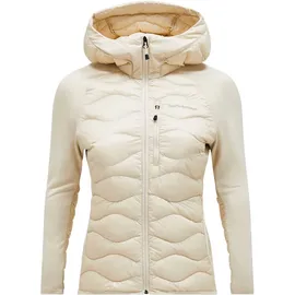Peak Performance Helium Down Hybrid Hood Damen Daunenjacke beige