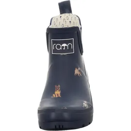 rajn Gummistiefeletten für Damen, blau, Größe 37 EU