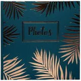 Exacompta Fotoalbum 30 Seiten schwarz 25x25cm - Palma blau - Blau - 16307E