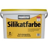 Primaster Silikatfarbe 10 L weiß matt