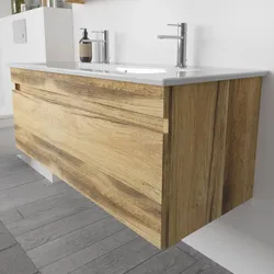 Megabad Lodge Waschtischunterschrank 116 cm mit 1 Auszug, für Waschtisch Villeroy & Boch Venticello HMW12046008KEITC120 mit Käuferschutz. Online bestellen bei, Badmöbel,