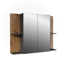 Vicco Badspiegelschrank Irma, 100 x 75 cm mit 2