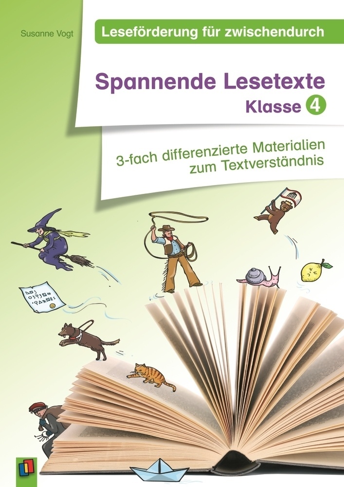Spannende Lesetexte - Klasse 4  M. Cd-Rom - Susanne Vogt  Kartoniert (TB)