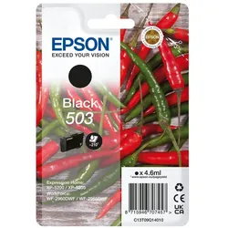 Original Epson C13T09Q14020 / 503 Tintenpatrone schwarz