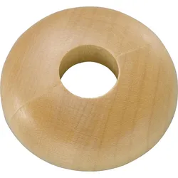 Holz-Einzelrosette Typ Schwarzwald Ahorn - 16 mm