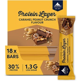 Multipower Power Layer Karamell Erdnuss Crunch Protein Riegel 18 x 50 g