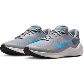 Nike Revolution 7 Kinder Cement Grau / University Blau 37,5