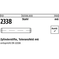 Industrial Quality Supplies ISO 2338 Zylinderstifte 9S20K 2,5 m6