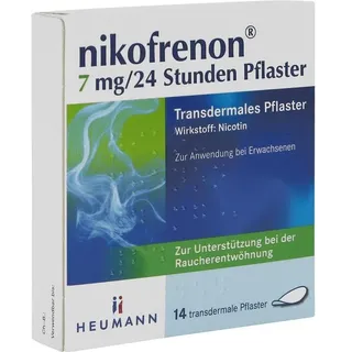 Heumann nikofrenon 7 mg/24 Stunden Pflaster 14 St.