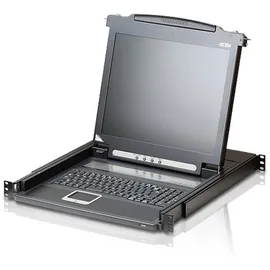 ATEN CL1000M Tastatur/Video/Maus (KVM)-Switch Rack-Einbau Schwarz