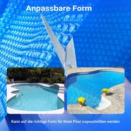 Wiltec Pool Solarfolie blau Ø 5 m