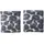 Nike Jordan Dri‐FIT Terry Wristbands 2er Pack Printed – Basketball Schweißbänder – Sport Wristbands für Training & Fitness, Black/Black/White,