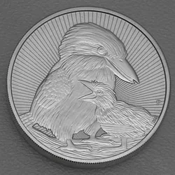 Silbermünze 2oz Mother & Baby Kookaburra 2020 Next Generation (Australien)