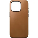 Nomad Modern Leather Case iPhone 15 Pro English Tan