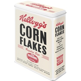 Nostalgic-Art Retro Vorratsdose XL, 4 l, Kellogg's Corn Flakes Retro Package – Geschenk-Idee für die Küche, Aufbewahrungsbox für Cornflakes, Vintage Design