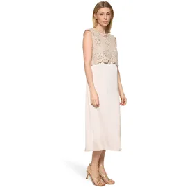 Betty Barclay Midikleid Beige/Grau 42